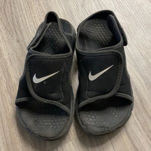 Nike Sandals Black Velcro Boys 13C